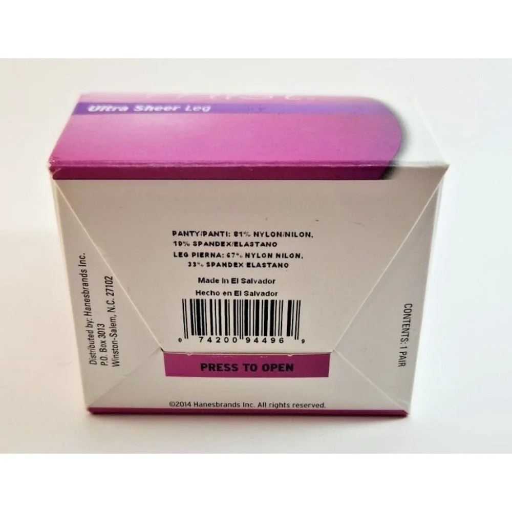 L'eggs Silken Mist Ultra Sheer Leg Control Top Pantyhose Size Q‎ Nude 94496